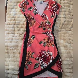 Floral Dress Coral